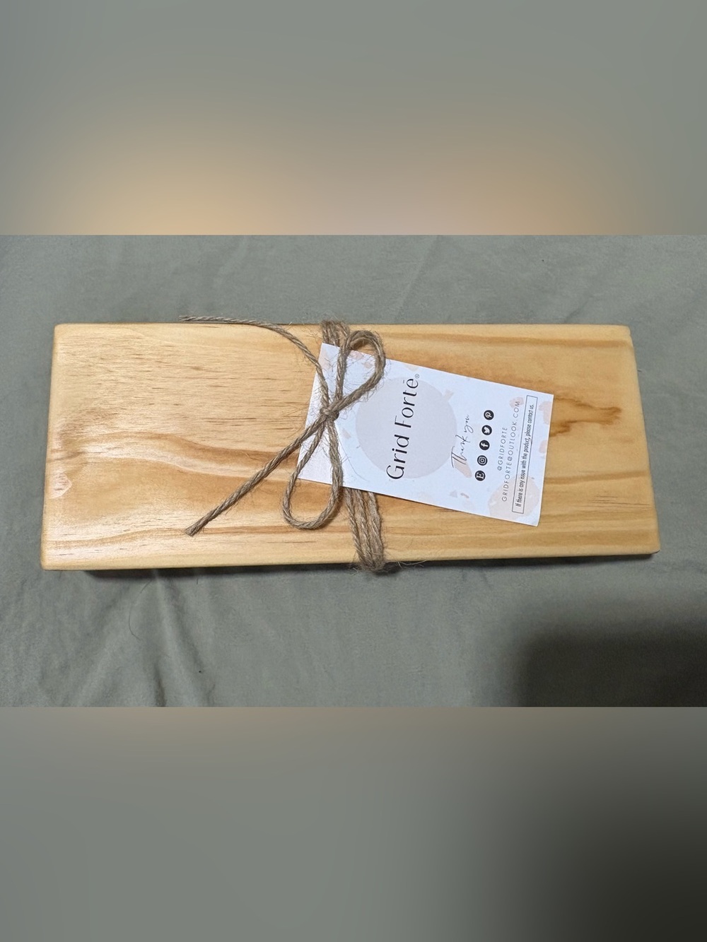 Natural Wood Tray